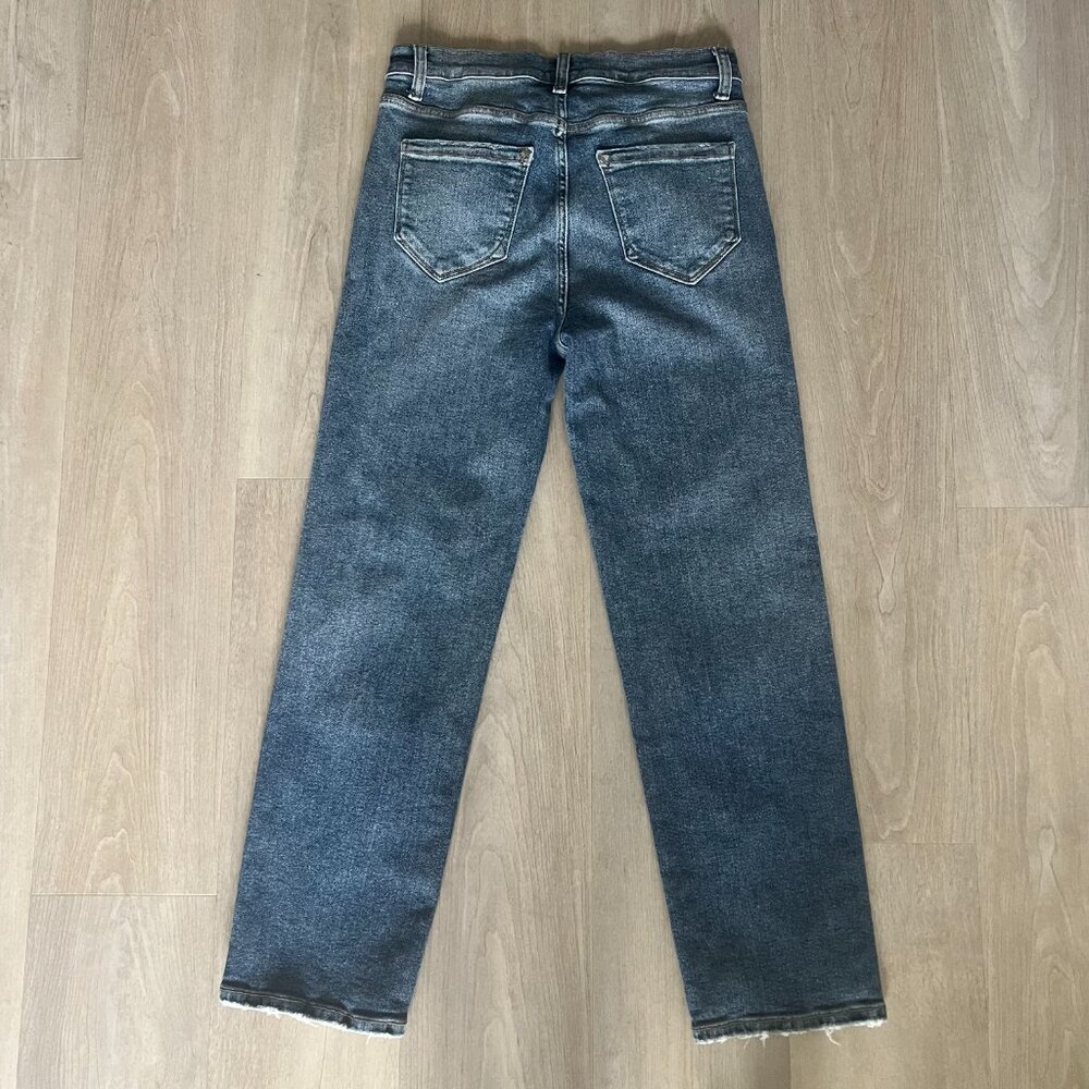 Kensie Jeans The Ella High Rise Straight Womens Sz 6/28 Blue Denim Casual City - Picture 2 of 7